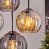 Koyoto Suspension, Boule lumineuse, Suspension Ambre, Clair, Fumé, 4 lumières