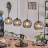 Koyoto Suspension, Boule lumineuse, Suspension Fumé, 4 lumières