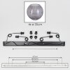 Koyoto Suspension, Boule lumineuse, Suspension Fumé, 4 lumières