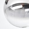 Chehalis Plafonnier, Boule lumineuse Clair, Fumé, 3 lumières