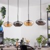 Mertola Suspension, Suspension Ambre, Fumé, 4 lumières
