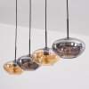 Mertola Suspension, Suspension Ambre, Fumé, 4 lumières