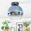 Koyoto Plafonnier, Boule lumineuse 25 cm Bleu, Clair, 1 lumière