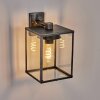 Gramilla Lampe murale d´extérieur, Applique murale Noir, Argenté, 1 lumière