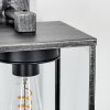 Gramilla Lampe murale d´extérieur, Applique murale Noir, Argenté, 1 lumière