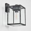 Gramilla Lampe murale d´extérieur, Applique murale Noir, Argenté, 1 lumière