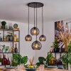 Koyoto Suspension, Boule lumineuse, Suspension 30 cm Fumé, 4 lumières