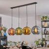 Koyoto Suspension, Boule lumineuse, Suspension Bleu, Or, Vert, Cuivré, 4 lumières