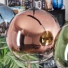 Koyoto Suspension, Boule lumineuse, Suspension Bleu, Vert, Clair, Cuivré, 4 lumières