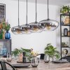 Mertola Suspension, Suspension Clair, Fumé, 4 lumières