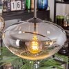 Mertola Suspension, Suspension Ambre, Clair, Fumé, 4 lumières