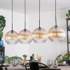 Koyoto Suspension, Boule lumineuse, Suspension Ambre, Clair, 4 lumières