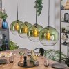 Koyoto Suspension, Boule lumineuse, Suspension Vert, Clair, 4 lumières