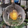 Koyoto Suspension, Boule lumineuse, Suspension Clair, Fumé, 4 lumières