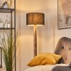 Bassagoda Lampadaire Écru, Noir, 1 lumière