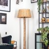 Cavaca Lampadaire Écru, Noir, 1 lumière