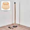 Cavaca Lampadaire Écru, Noir, 1 lumière