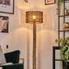 Cando Lampadaire Écru, Noir, 1 lumière