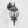 Lentua Lampe murale d´extérieur, Applique murale Noir, Argenté, 1 lumière