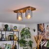 Donar Plafonnier Couleur bois, 2 lumières