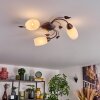 Mirelia Plafonnier Rouille, 3 lumières