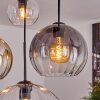 Koyoto Suspension, Boule lumineuse, Suspension Ambre, Clair, Fumé, 4 lumières