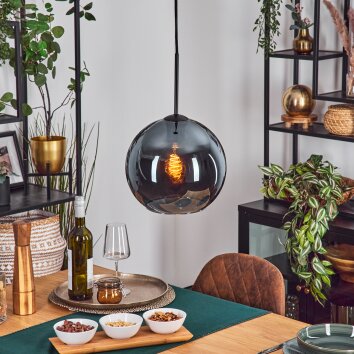 Koyoto Suspension, Boule lumineuse, Suspension Bleu, 1 lumière