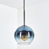 Koyoto Suspension, Boule lumineuse, Suspension Bleu, Clair, 1 lumière