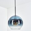Koyoto Suspension, Boule lumineuse, Suspension Bleu, Clair, 1 lumière