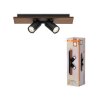 Spot Plafonnier, Spot de plafond Luminaires Osram LED Couleur bois, Noir, 2 lumières