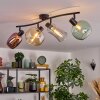 Velaris Plafonnier, Boule lumineuse Noir, 4 lumières