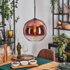 Koyoto Suspension, Boule lumineuse, Suspension Clair, Cuivré, 1 lumière