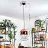 Koyoto Suspension, Boule lumineuse, Suspension Clair, Cuivré, 1 lumière