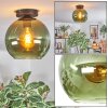 Koyoto Plafonnier, Boule lumineuse Vert, 1 lumière