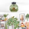 Koyoto Plafonnier, Boule lumineuse Vert, 1 lumière