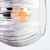 Koyoto Plafonnier, Boule lumineuse 77.5 cm Ambre, Clair, Fumé, 6 lumières