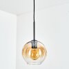 Koyoto Suspension, Boule lumineuse, Suspension Ambre, Clair, 1 lumière