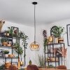 Koyoto Suspension, Boule lumineuse, Suspension 25 cm Ambre, Clair, 1 lumière