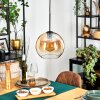 Koyoto Suspension, Boule lumineuse, Suspension 25 cm Ambre, Clair, 1 lumière