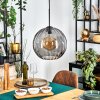 Koyoto Suspension, Boule lumineuse, Suspension 30 cm Fumé, 1 lumière