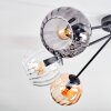 Koyoto Plafonnier, Boule lumineuse 77.5 cm Ambre, Clair, Fumé, 6 lumières