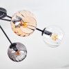 Koyoto Plafonnier, Boule lumineuse 77.5 cm Ambre, Clair, Fumé, 6 lumières