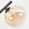Chehalis Plafonnier, Boule lumineuse Ambre, Clair, 5 lumières