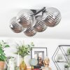 Chehalis Plafonnier, Boule lumineuse Fumé, 5 lumières