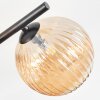 Chehalis Plafonnier, Boule lumineuse Ambre, 5 lumières