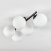 Chehalis Plafonnier, Boule lumineuse Blanc, 5 lumières