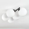 Chehalis Plafonnier, Boule lumineuse Blanc, 5 lumières