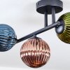Chehalis Plafonnier, Boule lumineuse Bleu, Vert, Cuivré, 3 lumières