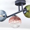 Chehalis Plafonnier, Boule lumineuse Bleu, Vert, Clair, Cuivré, 3 lumières