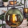 Koyoto Suspension, Boule lumineuse, Suspension Vert, 1 lumière